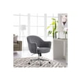 thumbnail image 5 of Serta Valetta - Chaise - Accoudoirs - Inclinaison - Pivotante - Acier, Tissu, Mousse à Mémoire de Forme - Gris, chrome, 5 of 5