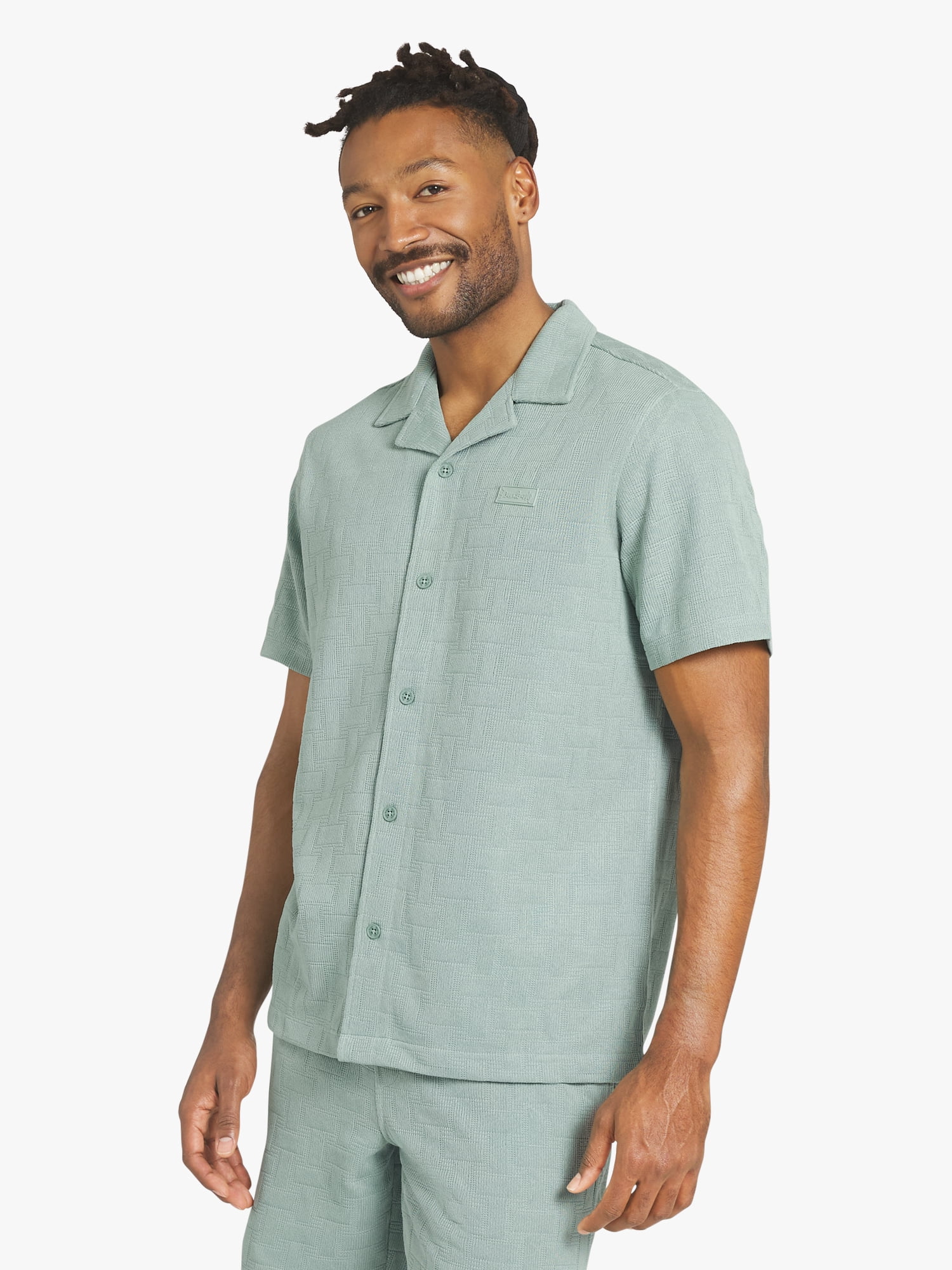 Dogg Supply by Snoop Dogg Big Men's Jacquard Knit Shirt, Sizes 4XL - 5XL