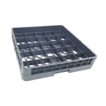 25-Compartment Glass Rack – Commercial Dishwasher Cup Rack.