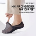 thumbnail image 4 of velthentic invisible breathable anti-slip socks, low-cut no show socks for women men, one size US 6-10, 6 pairs Multicolor, 4 of 9