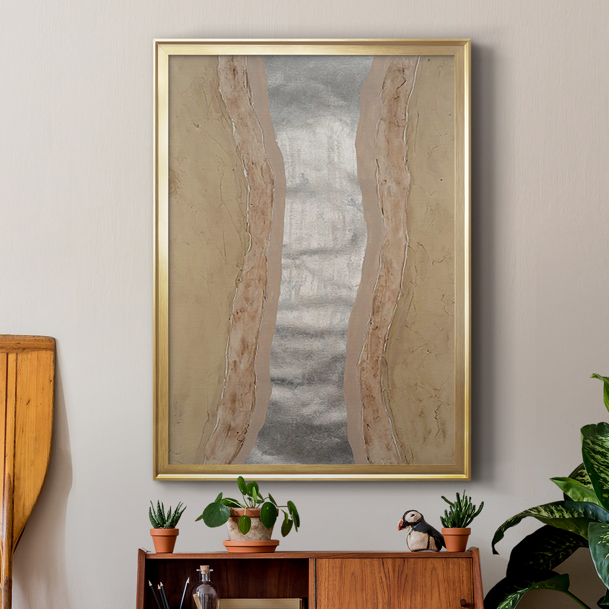 Silver Lake II Premium Framed Print, in Gold, Black, or Silver - Ready to Hang