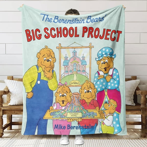 The berenstain bears Soft Cozy flannel blanket Gifts for Fans Lover Girls Boys Women Present Hoodie Him Bed 60"x80"