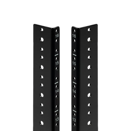 NavePoint 16U Vertical Rack Rail Pair DIY Kit with Hardware  Black price history on PriceWatchPro