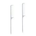 thumbnail image 6 of Stainless Steel Hair Comb - Fine Toothed Tail Comb (2pcs), 6 of 6