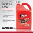 thumbnail image 3 of Red Line 41205 4-Stroke Kart Oil (5W20) - 1 Gallon (4 Pack), 3 of 6