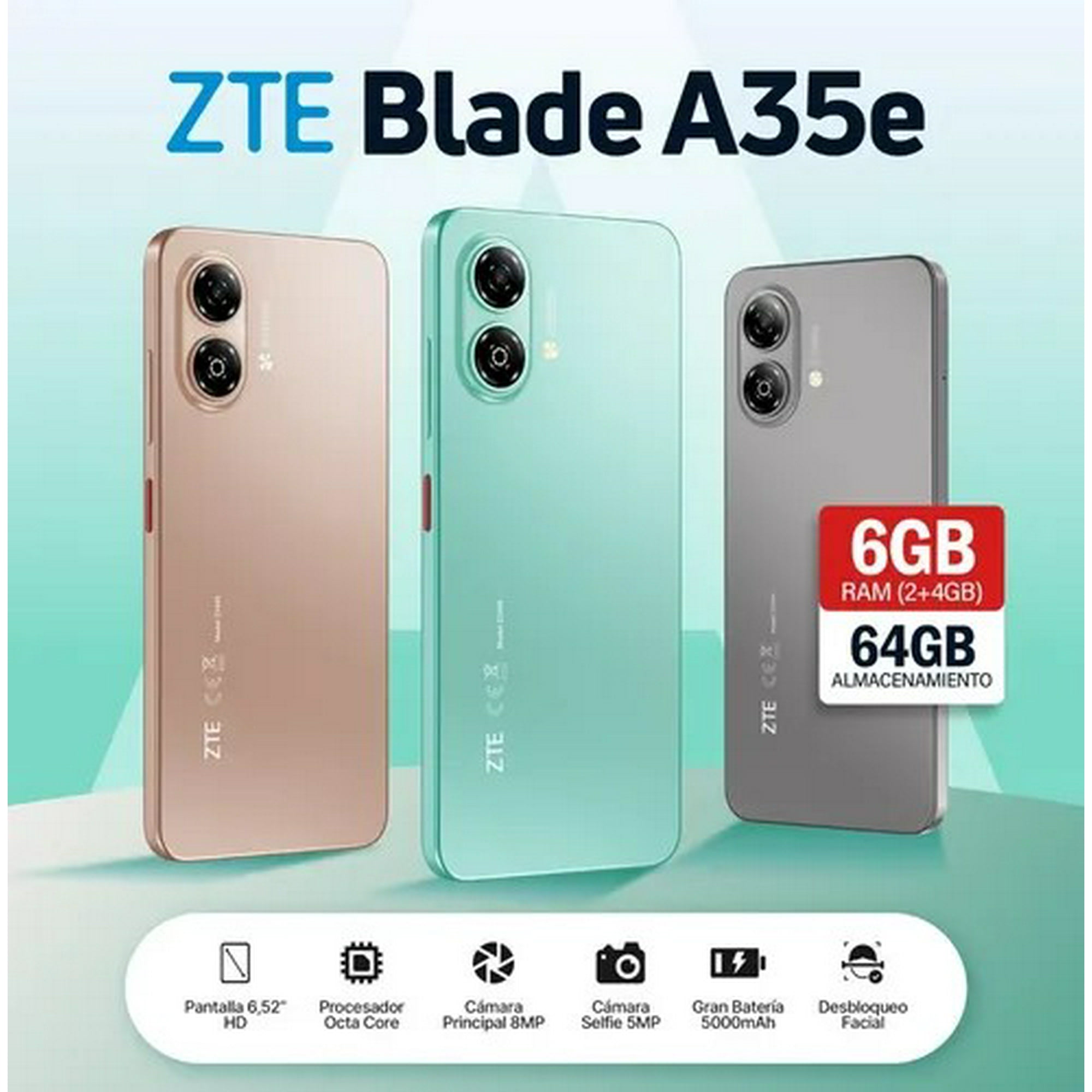 スマホアクセサリー ZTE Blade A35e 64GB 6GB RAM スマホアクセサリー ZTE Blade A35e 64GB 6GB RAM ZTE BLADE