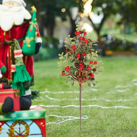 Czzoypi Christmas Tree Decoration Home Flower Arrangement Christmas Red Fruit Flower Arrangement Christmas Decorations