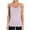 Light purple, variant on Women's Ribbed Camisole Workout Tank Tops with Built in Bra Basic Undershirt