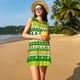 thumbnail image 3 of Disketp St. Patrick's day in green colors para Vestido sin Mangas para Mujeres, Vestidos de Verano para Mujeres, Casual y Holgado para la Playa, 3 of 7
