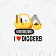 thumbnail image 4 of Inktastic Construction Truck I Love Diggers Girls Toddler Dress, 4 of 5