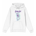 thumbnail image 4 of Scooby-Doo 3D Line Art Adult White Long Sleeve Hoodie-XS, 4 of 7