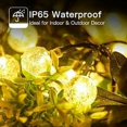 thumbnail image 2 of Guirnaldas de luces solares para exteriores, 7 m, 50 LED, luces solares para exteriores, impermeables IP65, 8 modos, luces solares y USB, para Navidad, fiestas, jardines, patios, balcones, árboles,, 2 of 5