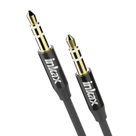UrbanX 3.5mm Nylon Tressé aux Cable 3.3ft/1M Son Hi-Fi, Adaptateur Audio Mâle à Mâle aux Cord pour ZTE nubia Z9 Casque, Voiture, Stéréos à la Maison, Haut-Parleur, Echo & Plus