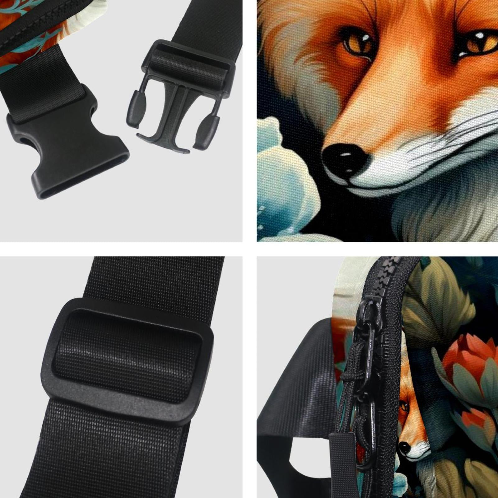 Fox Money Belt Belt Bag Fanny Packs: Lightweight, Adjustable with Extension Strap, Unisex