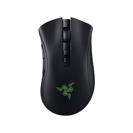 Razer DeathAdder V2 Pro Wireless Gaming Mouse: 20K DPI Optical Sensor - 3X Faster Than Mechanical Optical Switch - Chroma RGB Lighting - 70 Hr Battery Life - 8 Programmable Buttons - Classic Black