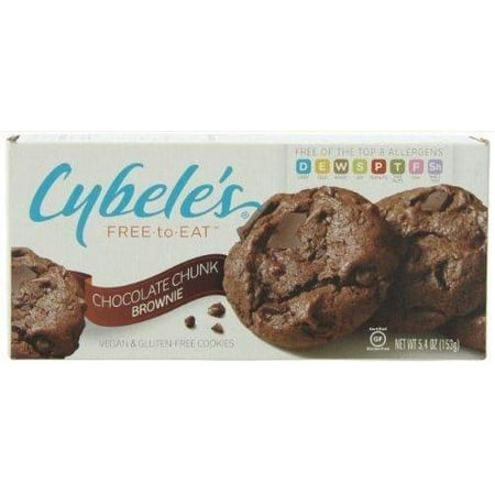 - 6 Pack : Cybele's Free To Eat Chocolate Chunk Brownie Cookies