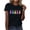 Black, variant on Staron Women's Casual Short Sleeve T-Shirt Easter Round Neck Basic Top Loose Comfy Relaxed Fashion Tee, Blue S