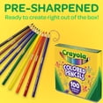 thumbnail image 2 of Crayola Colored Pencils, 100 Ct, Back to School Supplies, Adult Coloring Pencils, Art Classroom Must Haves, Coloring Gift for Teachers and Kids, Ages 5+, 2 of 9
