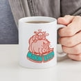thumbnail image 6 of CafePress - Makin Bacon Pigs Mug - 11 oz Ceramic Mug - Novelty Coffee Tea Cup, 6 of 6