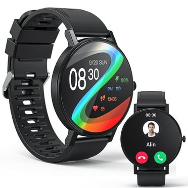 VILINICE Smart Watch, 1.43" Touch Screen Smartwatch for Women Men, IP68 Waterproof Fitness Tracker Bluetooth 5.3, Compatible with Android & iOS, Black