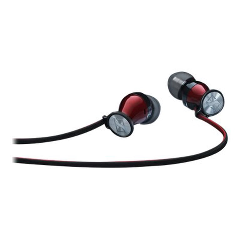 ヘッドフォン+イヤフォン Sennheiser Momentum In Ear (iOS version) - Black Red d2ldlup Open Box Sennheiser Momentum In-Ear iOS Audio Stereo Headphones