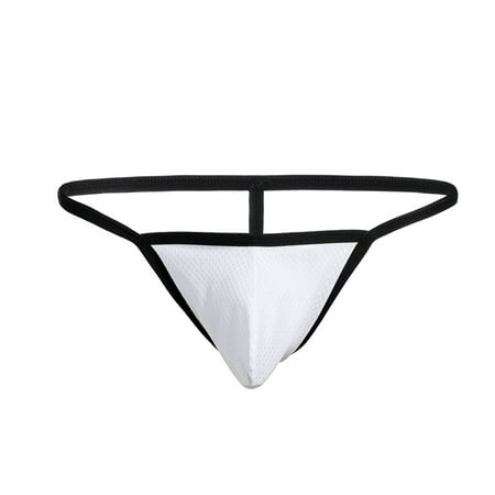 

XHJUN Men Low Rise Underwear G-String Mesh Athletic Briefs Jockstrap Hot Bulge Pouch Sexy Thong Premium Lingerie
