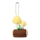 thumbnail image 2 of Lindo pequeño hongo de peluche BLESIY llavero Bolsa de decoración colgante de peluche de hongo amarillo, 2 of 8