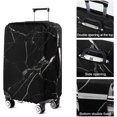 thumbnail image 5 of Travel Luggage Cover Suitcase Protector Fits 18-32 Inch Luggage Wheel Covers Patterned Travel Related Items Flower Luggage Protector Elastic Luggage Anti-scratch Suitcase Cover L, 5 of 5