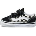 thumbnail image 3 of Vans VN-0A38JNPOS: Toddler's Old Skool V Core Checkered Black/White Sneakers (9.5 M US Toddler), 3 of 3