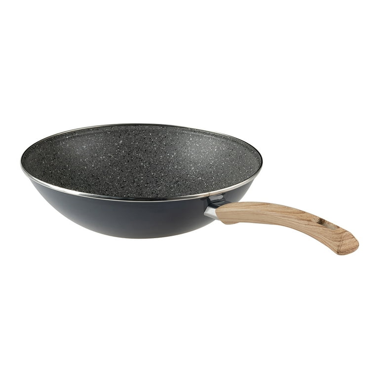 Vasconia 11in Nonstick Enamel Steel Wok with Soft Touch Handle for