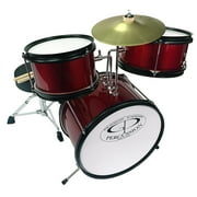 GP Percussion GP40WR 3-Piece Promotional Junior Drum Set in Wine Red