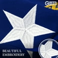 thumbnail image 4 of G128 2 Pack: North Carolina State Flag | 3x5 Ft | StormFlyer Series Embroidered 220GSM Spun Polyester | Embroidered Design, Indoor/Outdoor, Brass Grommets, Heavy Duty, All Weather, 4 of 9
