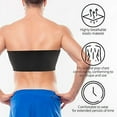 thumbnail image 4 of ORTONYX 6.25" Broken Rib Support Brace Unisex - Elastic Chest Wrap Comppression Support Belt - Rehabilitation of Cracked, Fractured, Dislocated Ribs Post-Surgery Aid S/M Black / ACOX5226-BK-SM, 4 of 8