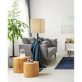 thumbnail image 5 of Adesso Estelle Floor Lamp, Antique Bronze, Light Brown Textured Fabric Shade, 5 of 5