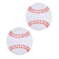 thumbnail image 1 of Unique Bargains 9 Inch Baseball Soft Foam Baseballs Bulk Training Baseball Unmarked Baseballs for Youth, White 2 Pack, 1 of 6