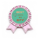 thumbnail image 1 of China logo Insignia broche Medalla rosa premiada, 1 of 3