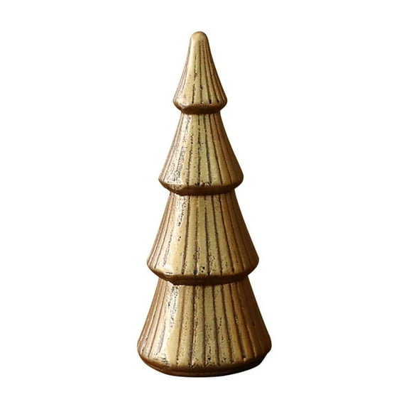 Wooden Christmas Tree Ornament, Indoor Holiday Decor, Miniature Christmas Tree for Home, Durable Craft Material, 13.39x4.33 Inches, Perfect for Festive Decorations