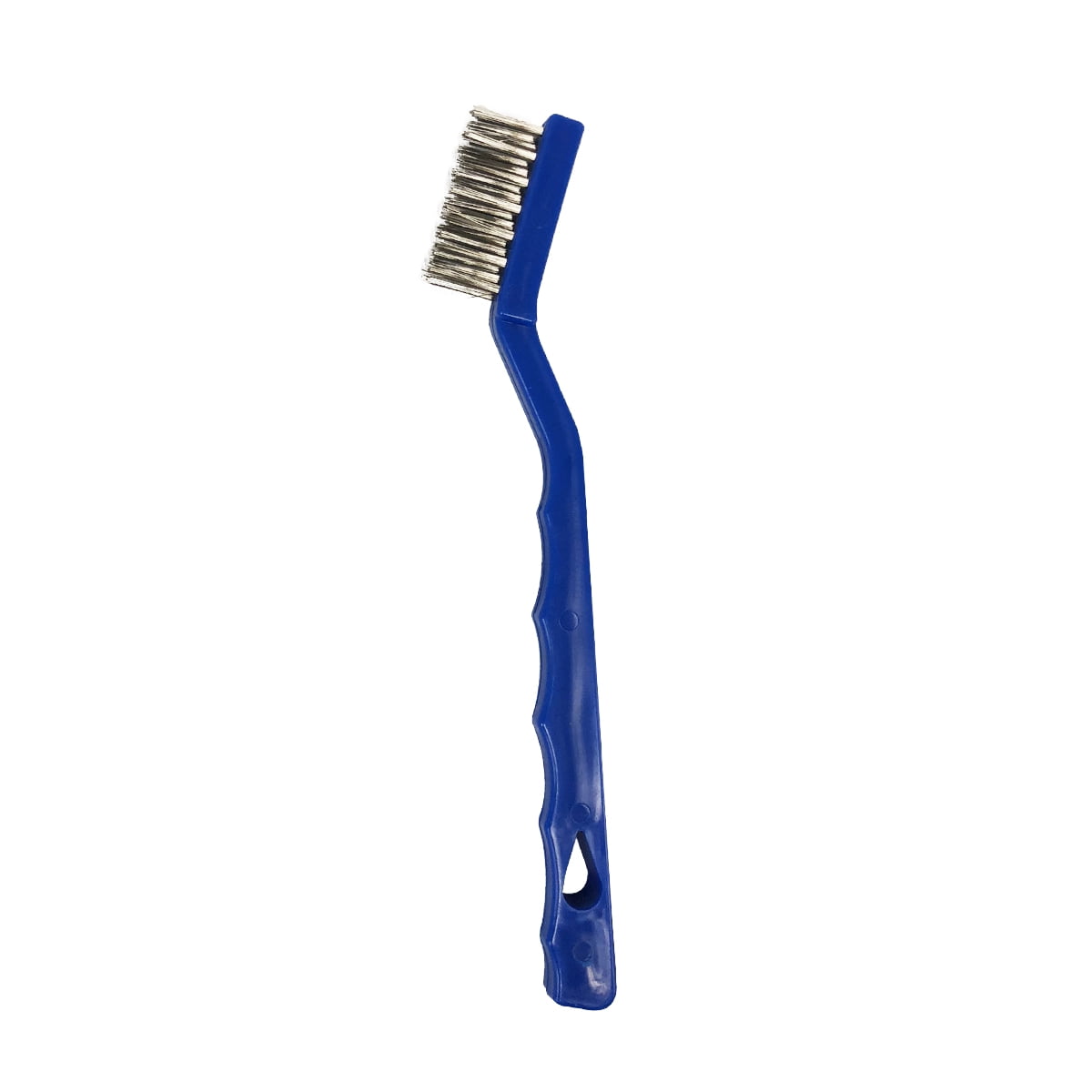 Robtec Plastic Handle Steel Scratch Brush, 3 Rows x 7 Columns (1-Piece)