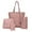 Pink, variant on Pitauce Four Set Handbag for Women Set Top Handle Bag Fashion Casual Crossbody Shoulder Bags Four Tote Bag Crossbody Wallet Bags