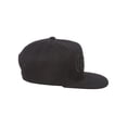 thumbnail image 3 of Compton Blackout Olde English Font Black Snapback Hat, 3 of 3