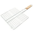 thumbnail image 4 of YOSADIER 1Pc Bbq Fish Grill 43x23.5x0.4In Silver For Hiking Camping Picnic, 4 of 8