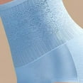 thumbnail image 4 of LoyisViDion Women'S High Waist Panties Nice Buttocks Peach Buttocks Belly-Up Pants Buttocks Panties Light blue 4(L), 4 of 5