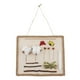 thumbnail image 2 of De Hechas Naturales Pintura Jardín Casero Decorativo Colgante De Pared Ornamento De Macramé Artesanal Para Niños de algodón de otoño BLESIY pintura de palo de madera natural, 2 of 8