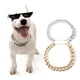 thumbnail image 2 of Collar De Cadena De Plástico Punk Dorado Para Perro, Accesorios De Joyería Para Mascotas, Accesorios Para Fotos Para Perros Pequeños Y Medianos Moyic AP006165-01, 2 of 5