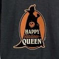 thumbnail image 3 of Disney Villains - Happy Hallowqueen - Women's Lightweight French Terry Long Sleeve Shirt, 3 of 5