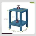 thumbnail image 4 of LovoIn | Patio Garden Side Table With 2 Layer Storage,Outdoor End Tables for Your Adirondack Chair - Dark Blue, 4 of 9