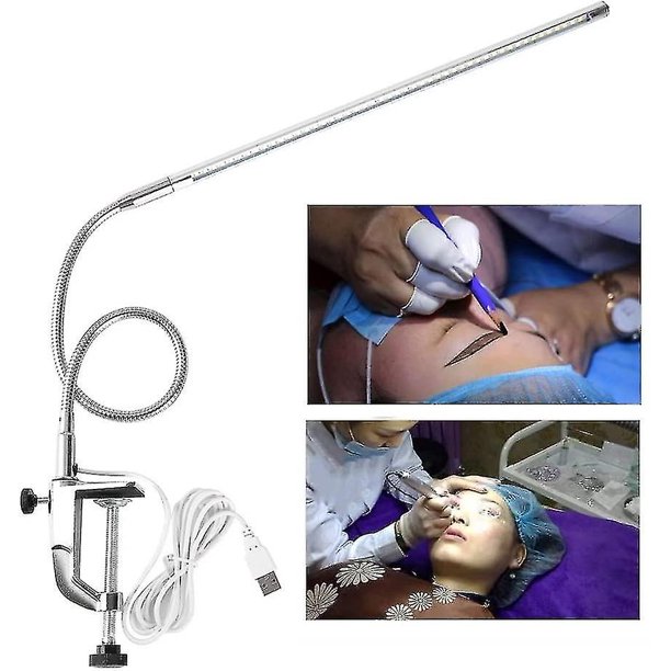 Lámpara de escritorio LED, Lámpara de escritorio con clip LED, Lámpara de mesa Mani ajustable Lámpara LED