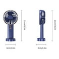 thumbnail image 3 of Wovilon Portable Fan Desk Fan Small Fan Mini Fan Mini Portable Small Fan Quiet Rechargeable Office Desktop Fan, 3 of 4