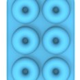 thumbnail image 2 of Molde para Rosquillas FLhrweasw 6 Cavidades Pastelería Chocolate Bandeja para Hornear azul, 2 of 7