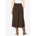 thumbnail image 2 of Woman Within Plus Size Ponte Knit A-Line Skirt, 2 of 5